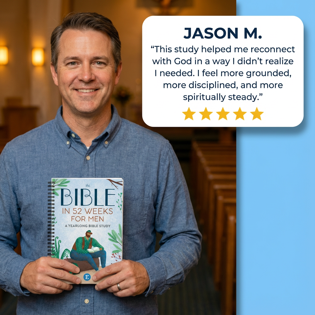 Men's Bible In A Year: 52 Week Study By Evlance